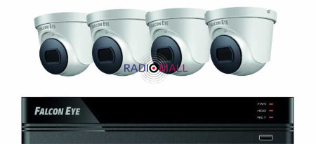 Комплект видеонаблюдения Falcon Eye FE-104MHD Дом SMART Комплект видеонаблюдения Falcon Eye FE-104MHD Дом SMART