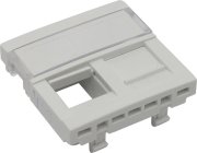 Вставка для 2-х модулей под RJ-45 кат.5e UTP, белая (45971 SBR) Вставка для 2-х модулей под RJ-45 кат.5e UTP, белая (45971 SBR)